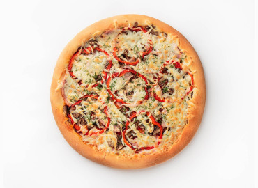 Пицца Грибная с ветчиной 33 см.
